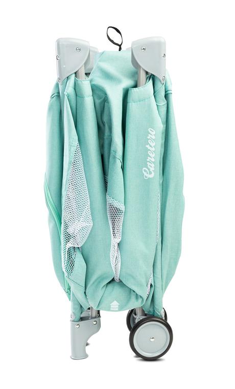 Caretero cestovná postieľka basic plus mint, šírka (cm): 60,dĺžka (cm): 120