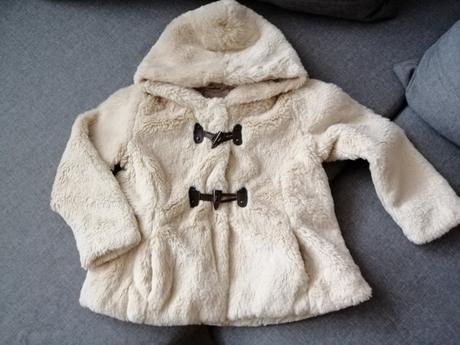 Kabátik, kozusok s kapuckou, veľkosť 92/98, 98