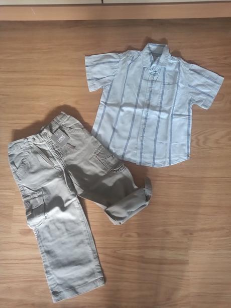 Nohavice zn.next a košeľa rebel veľ.92 super stav, next,92