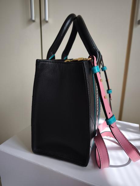 Limitovaná čierna kožená kabelka dajana rodriguez,, dajana rodriguez