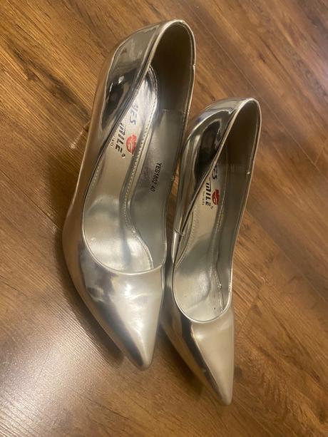 Strieborné lodičky v.40, 40