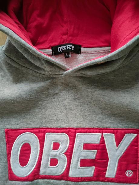 Štýlová chlapčenská mikina obey, veľ.s/cca 142-146, s