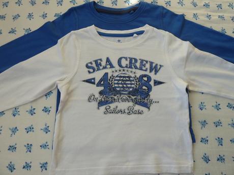 2ks tričká s dlhým ruk.bavlnené, 110