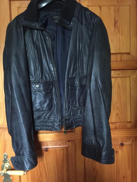 Znackova kozenna bunda, esprit,40