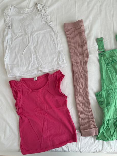 110/116 babský letný balíček vecí za 2e, next,110