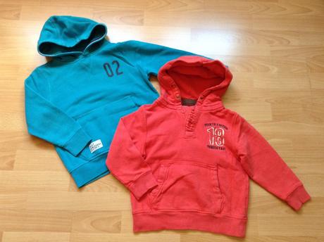 Červená mikina s kapuckou, č. 116, 5-6r., next,116
