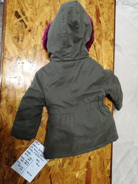 Dievčenský zimný kabát 3v1_92-98, f&f,98