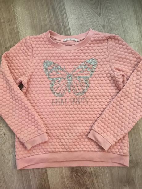 Mikinka motýlik 8-10 rokov, h&m,134