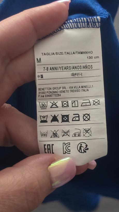 Tričko benetton, benetton,128
