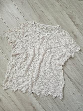 Čipkovana blúzka s kamienkami, xl