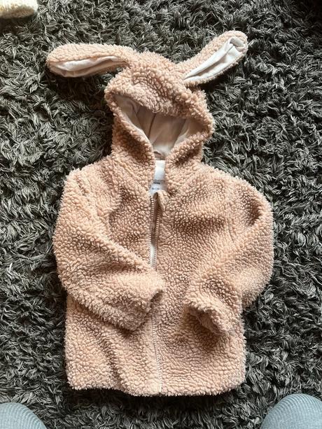Plyšová mikina zajacová, sinsay,86