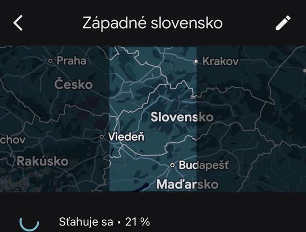 Ako stiahnuť konkrétnu krajinu v Google navigácii?