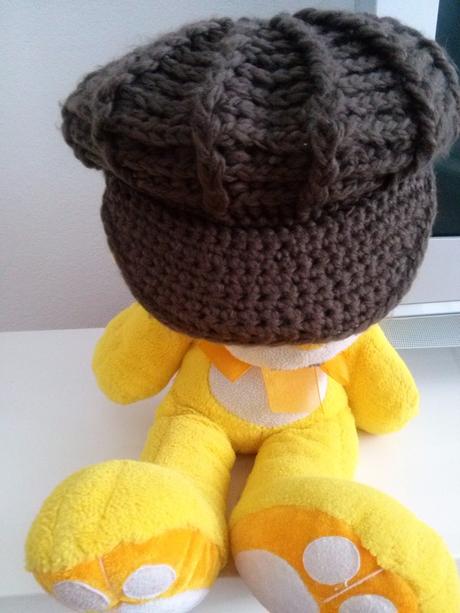 Hnedá čiapka so šiltom, m