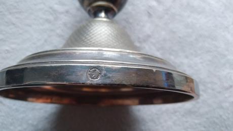 Svietnik starožitný berndorf sandrik, 