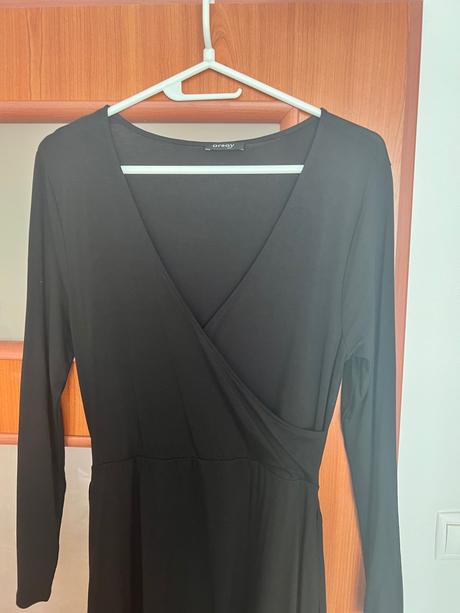 Čierne šaty - skoro nenosené, orsay,36