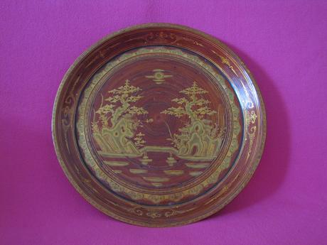 Dekoračný tanier s čínskym motívom, 