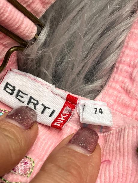 Dievčenské menčestrové šaty s trakmi (74), berti,74