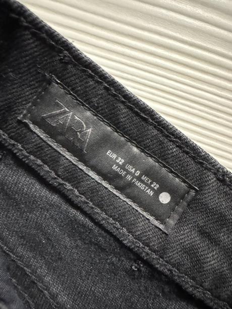 Zara - čierne džínsy, zara,32