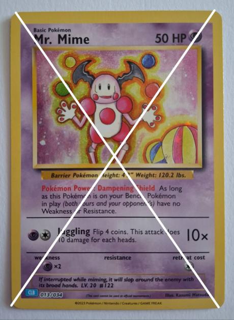 Pokémon karty clb, clc, clv, 