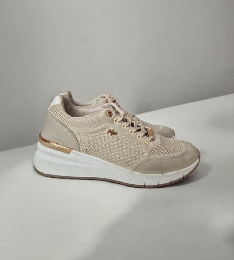 Dámske béžové tenisky mexx, mexx,40