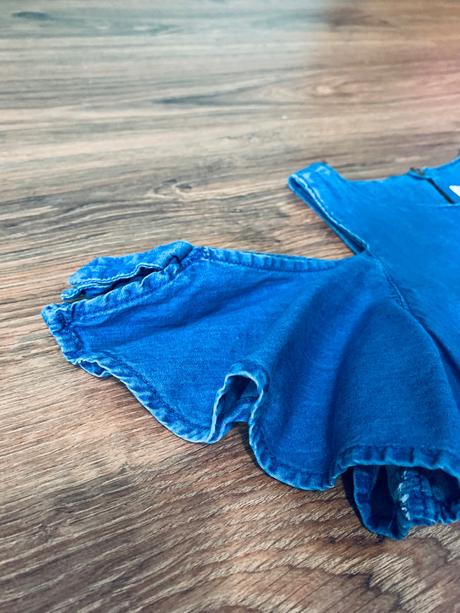 Riflové šaty, zara,140