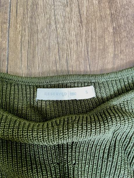 Dámsky basic pletený sveter, reserved,s