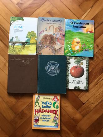 Retro knižky - 7 kusov, 