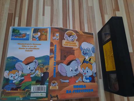 Vhs kazety filmy rozprávky,