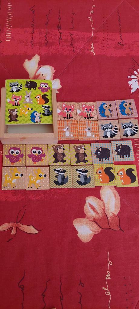 Drevene pexeso zvieratá, 