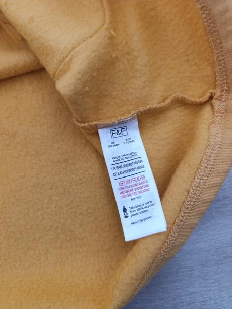 Dlhá mikina/mikinové šaty, f&f,116