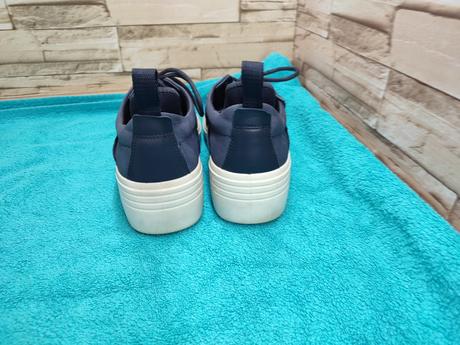 Ecco 37 - dámske kožené tmavomodré topánky, ecco,37