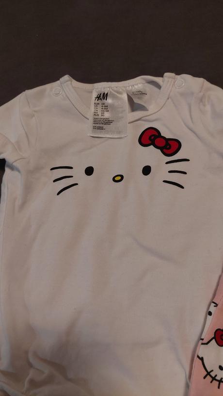 H&m komplet hello kitty, h&m,68
