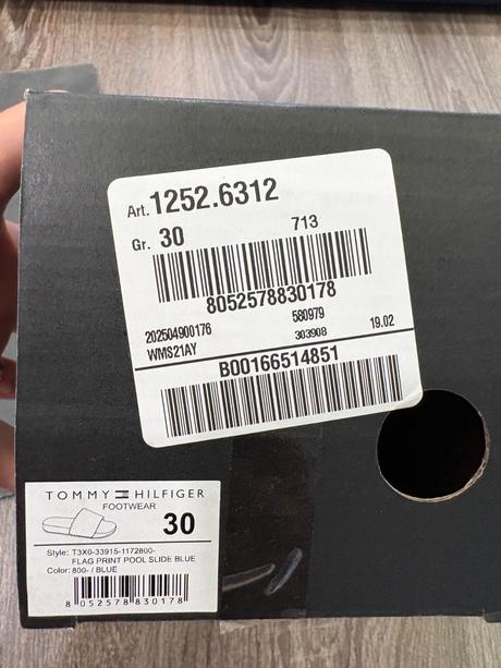 Tommy hilfiger šlapky č.30, tommy hilfiger,30