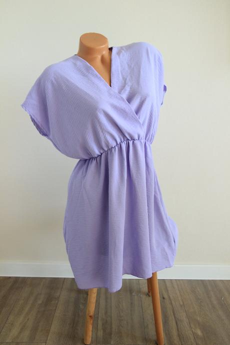 Fialové letné šaty, s/m, s