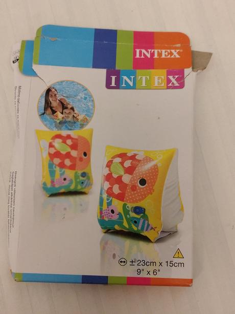 Nové detské rukávniky rybičky, intex, 23x15 cm, 