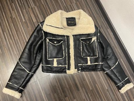 Štýlová čierna bunda, m