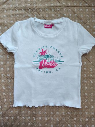 Dievčenské tričko, barbie,134