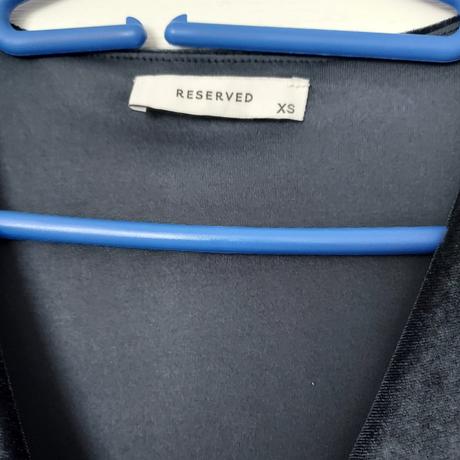 Šaty velúrové, reserved,xs