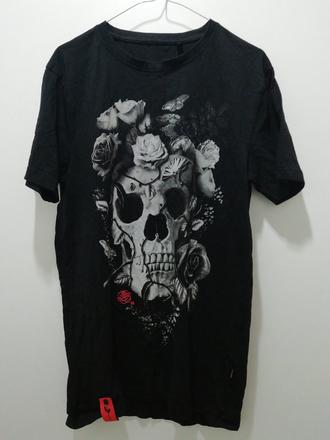 Tričko s lebkou, m