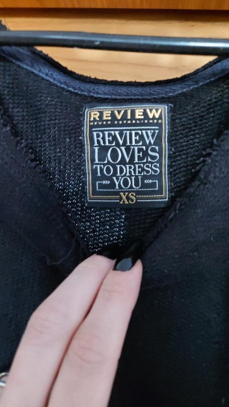 Predĺžený svetrik, review,xs