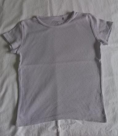 Svetlofialové dierované tričko, lindex,104