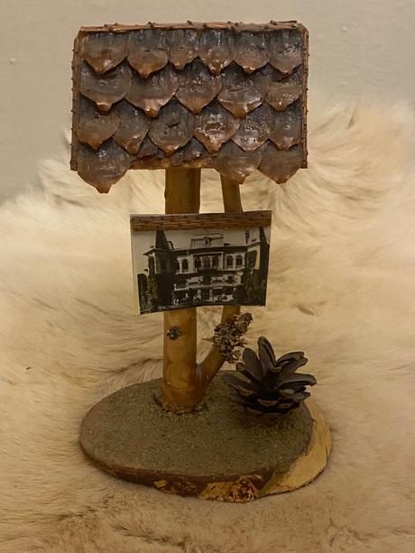 Suvenír betliar - drevená dekorácia,