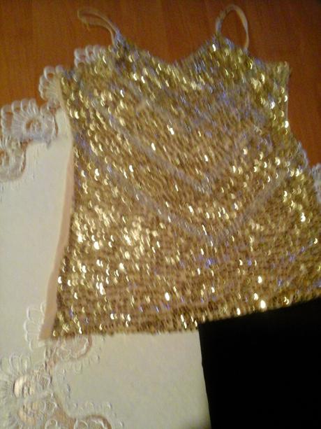 Flitrovane tielko , m