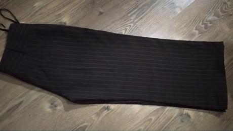 Hnedé 3/4 kostýmové nohavice s/m, s