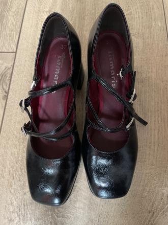Elegantné kožené topánky tamaris, tamaris,37