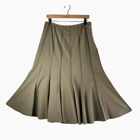 Ľanová tulipánková dlhšia sukňa, george,44