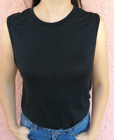 Čierne basic tielko, m