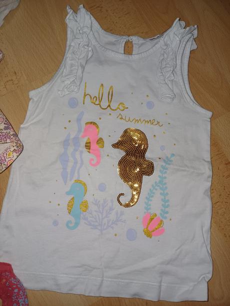 4x letný top v.92, h&m,92