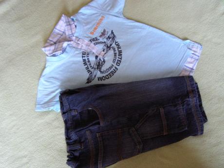 Riflové kraťasy george a tričko zdarma, george,116