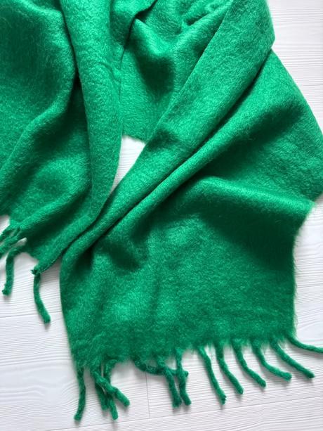Hrubý jemný vlnený šál, 